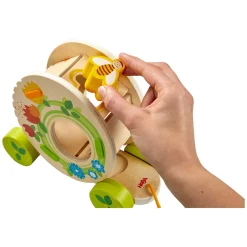 Haba Houten Trekfiguur Bloemenweide