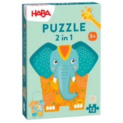 Haba 2in1 Puzzel Olifant