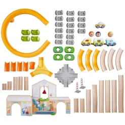 Haba Kullerbu Houten Knikkerbaan Speelbaan Station