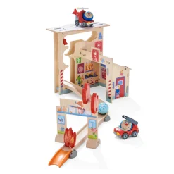 Haba Kullerbu Houten Knikkerbaan Speelbaan Brandweerkazerne