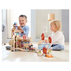 Haba Kullerbu Houten Knikkerbaan Speelbaan Brandweerkazerne