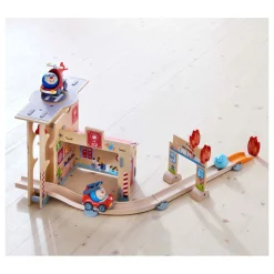 Haba Kullerbu Houten Knikkerbaan Speelbaan Brandweerkazerne