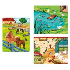 Haba Puzzels Boerderijdieren 3in1