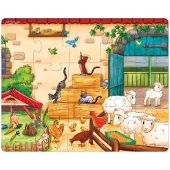 Haba Puzzels Boerderijdieren 3in1