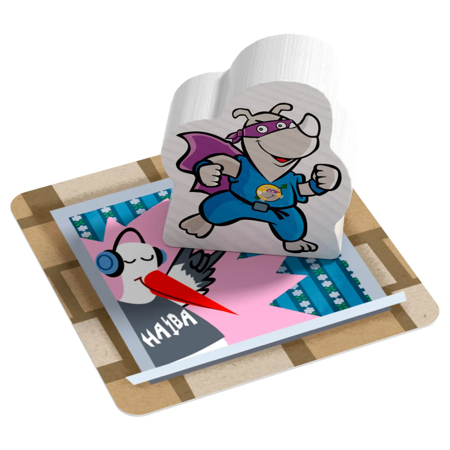 Haba Spel - Rhino Hero - Missing twin