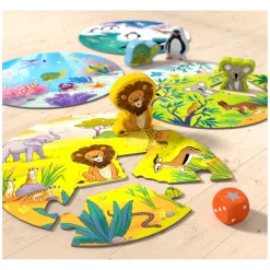 Haba Spel Waar Wonen de Leeuw en Zijn Dierenvriendjes