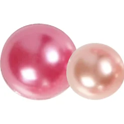 Halve Plakparels Roze 2-8mm, 140st.