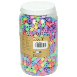 Hama Maxi Strijkkralen in Pot - Pastelmix (050), 1400st.
