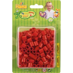 Hama Maxi Strijkkralen Rood, 250st.