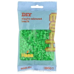Hama Midi Strijkkralen - Groen Neon (037), 1000st.