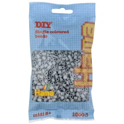 Hama Midi Strijkkralen - Grijs (017), 1000st.