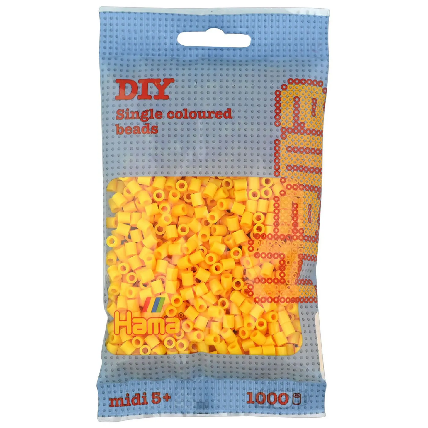 Hama Midi Strijkkralen - Geel (03), 1000st.