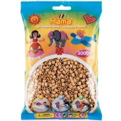 Hama Midi Strijkkralen - Geelbruin (201-75), 3000st.