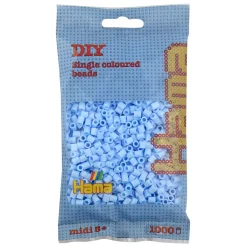 Hama Midi Strijkkralen - Pastel IJsblauw (97), 1000st.