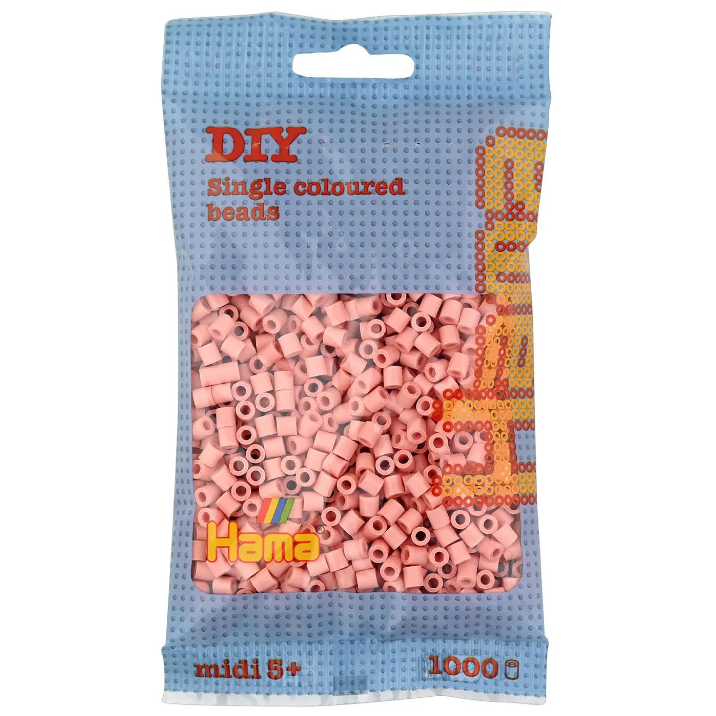 Hama Midi Strijkkralen - Zalm (026), 1000st.
