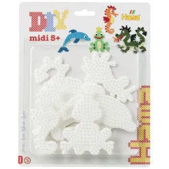 Hama Midi Strijkkralenbordjes - Dieren, 4st.