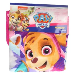 Handdoek Poncho Paw Patrol Roze 55x110cm