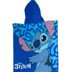 Handdoek Poncho Stitch Blauw 55x110cm