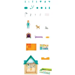 Hape Furry Vriend Dierenartspraktijk Speelset