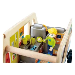 Hape Houten Avonturenbus Poppenhuis