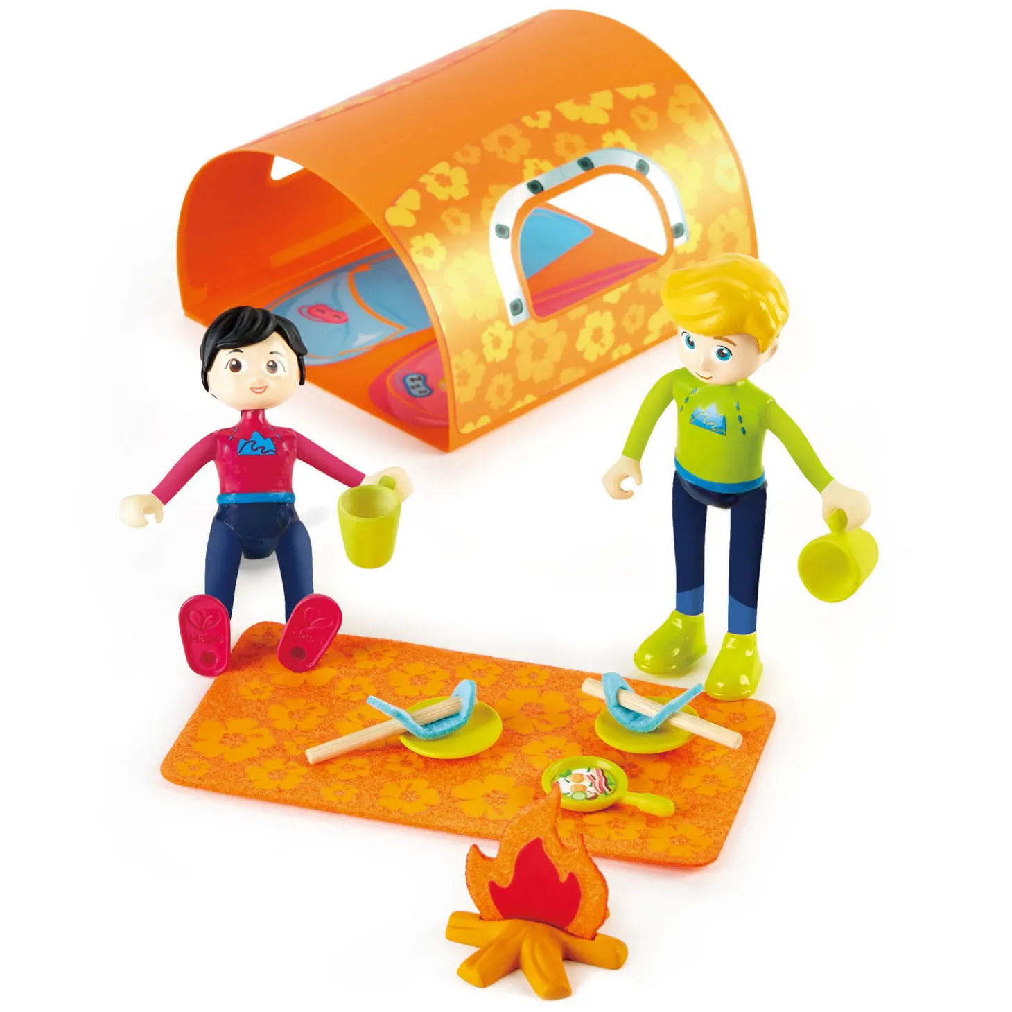 Hape Houten Avonturenbus Poppenhuis