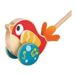 Hape Lilly Vogel Houten Duwstok met Geluid