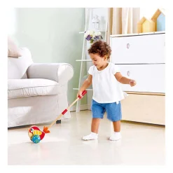 Hape Lilly Vogel Houten Duwstok met Geluid