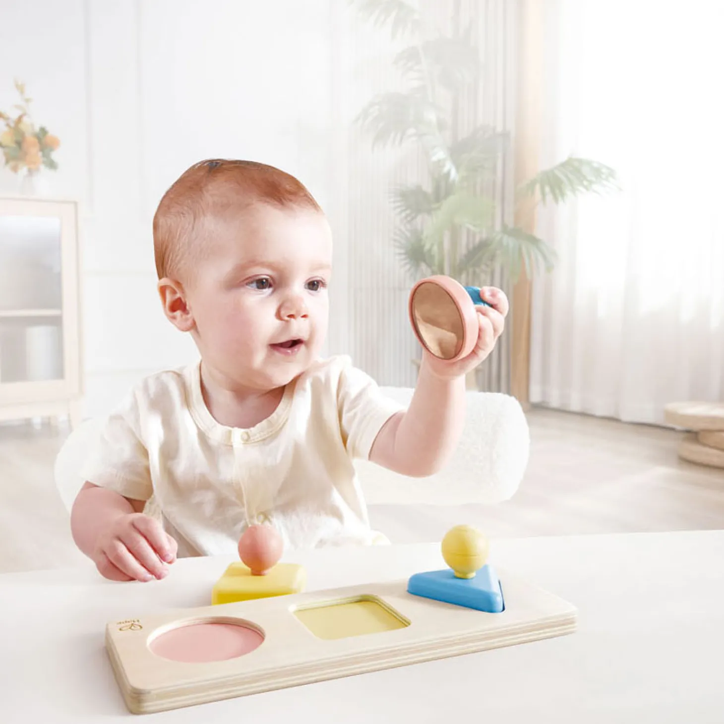 Hape Montessori Spiegel Vormenpuzzel Hout