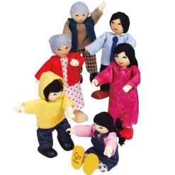 Hape Poppenhuis Familie Aziatisch