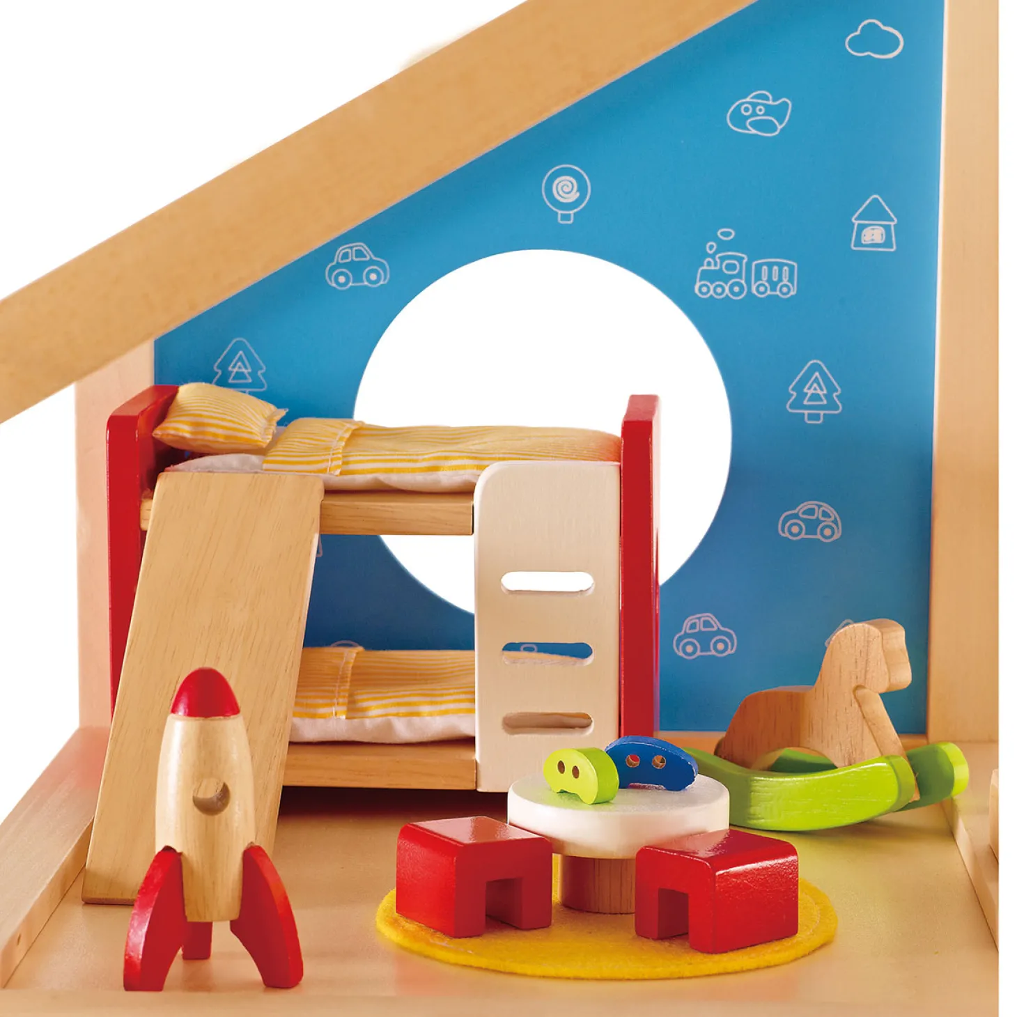 Hape Poppenhuis Kinderkamer