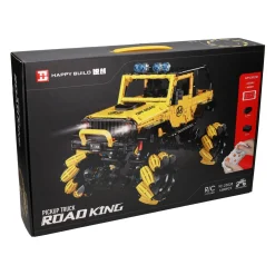 Happy Build Bestuurbare RC Bouwsteentjes Set Pickup Truck - 1490dlg.
