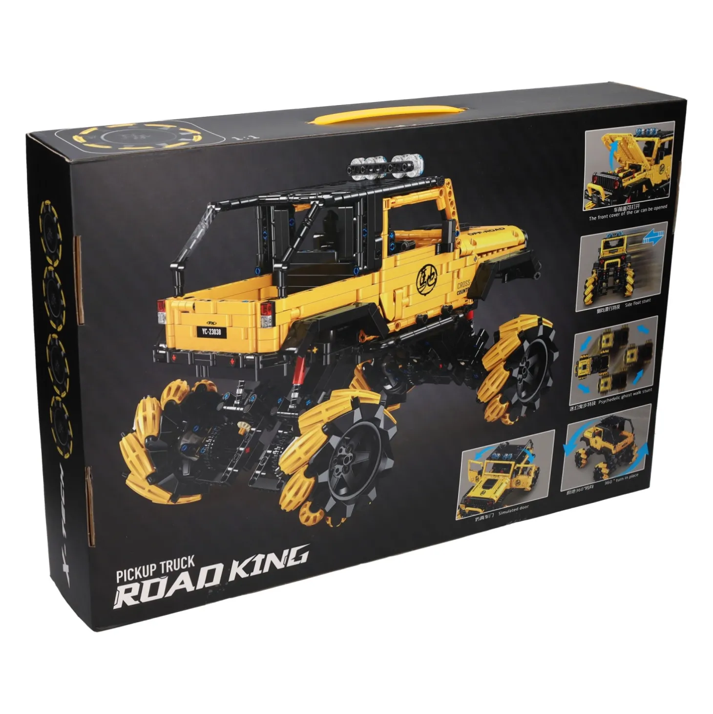 Happy Build Bestuurbare RC Bouwsteentjes Set Pickup Truck - 1490dlg.