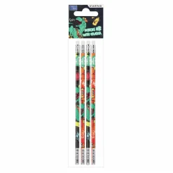 HB Potlood met Gum Skate Dino, 4st.