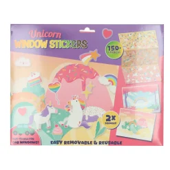 Herbruikbare Eenhoorn Raamstickers, 150st.