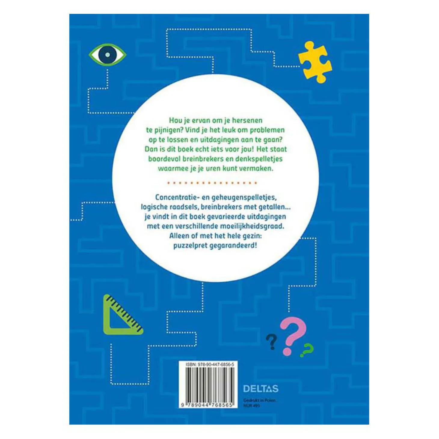 Het grote breinbrekers en Denkspelletjes Boek