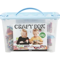 Hobbybox Blauw met Creatieve Materialen, 1st.