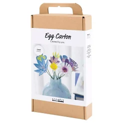 Hobbyset Bloemen van Eierdozen Pastelkleuren