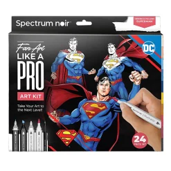 Hobbyset Illustratie Stripboekhelden Superman Kleurset