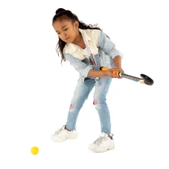 Hockeyset Roze en Geel 33''