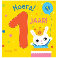 Hoera! 1 Jaar! Kartonboek