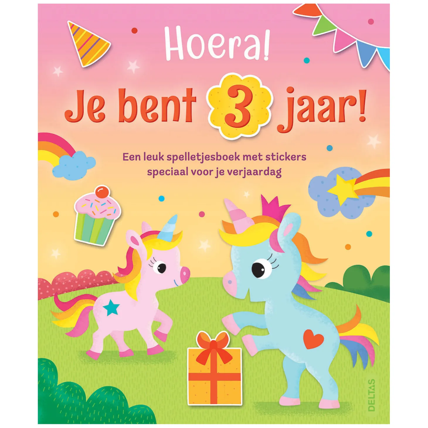 Hoera! Je bent 3 jaar! Eenhoorns