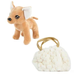 Hond Pluche Chihuahua Handtas Wit