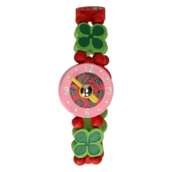 Horloge Hout Lieveheersbeestje