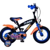 Hot Wheels Fiets - 12" - Zwart Oranje Blauw - Twee handremme