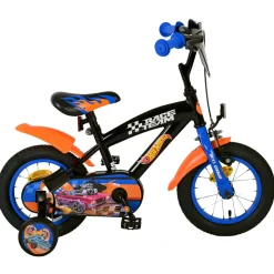 Hot Wheels Fiets - 12 inch - Zwart Oranje Blauw