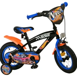 Hot Wheels Fiets - 12 inch - Zwart Oranje Blauw