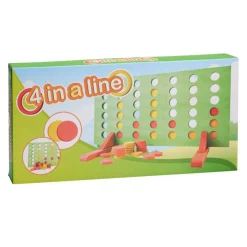 Houten 4 op een Rij Spel