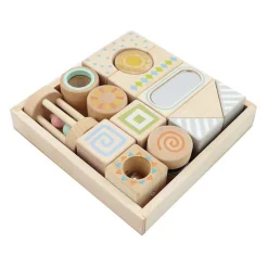 Houten Activeitein Blokken, 14dlg.