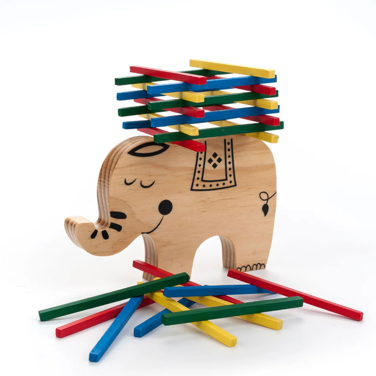 Houten Balans Spel Olifant