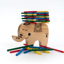 Houten Balans Spel Olifant